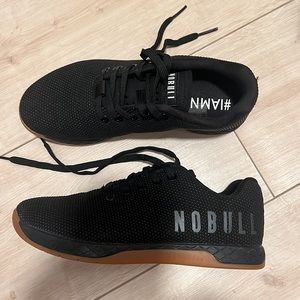 Brand new black gum bottom NOBULL Trainers